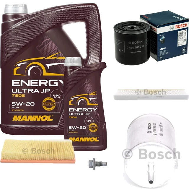 MANNOL Energy 5W-30 Motoröl – 6x1 Liter, API SN/CH-4, ACEA A3/B4, Für Benzin- & Dieselmotoren