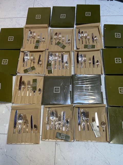 CHRISTOFLE ALBI SERVIZIO DI POSATE DA 12 NEW NUOVO  72 Pz