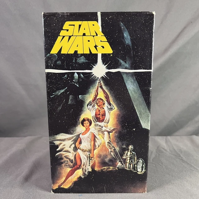 STAR WARS VHS 1977 original RARE 1990 Release CBS FOX VIDEO EUR 12,28