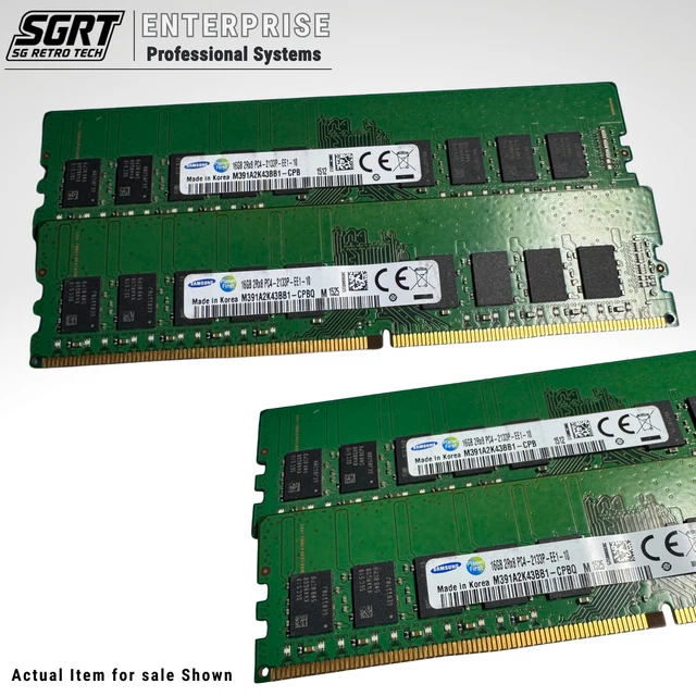 SAMSUNG 32GB KIT (2x16GB) DDR4 2133MHz PC4-2133P SODIMM Laptop RAM
