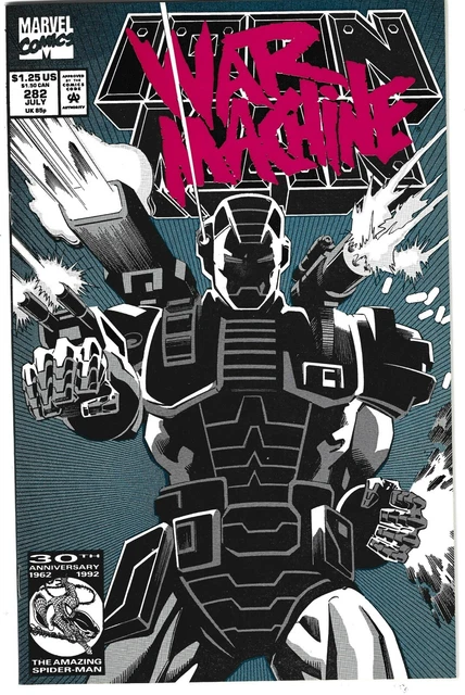 Invincible Iron Man #282 1st Full Appearance of War Machine Armor Wars 1992