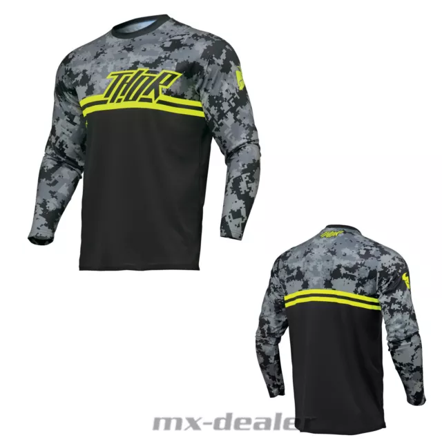 Thor MX Sector Digi Camo Schwarz Cross Jersey Hose Combo Motocross Enduro Quad 2