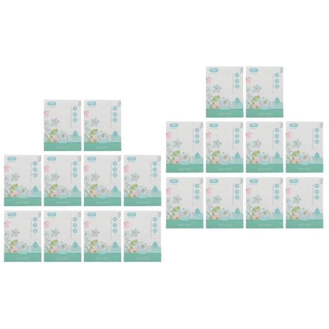 20 Boxes Gesichtslöschpapier Öllöschpapier Feuchttücher Das