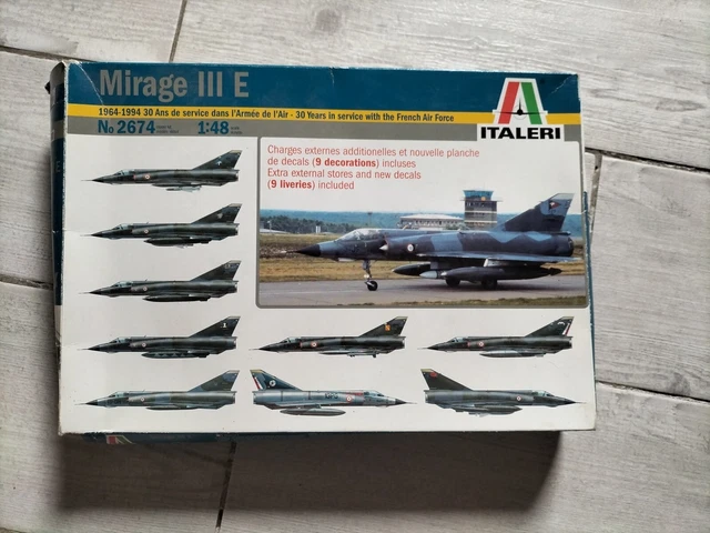 Maquette Avion 1/72 HELLER Ref 80323 Mirage III E/R/5/BA