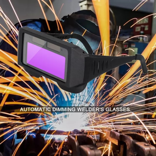 Maschera di saldatura auto oscuramento casco occhiali saldatura occhiali saldatura lente saldatore