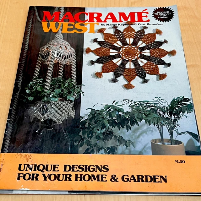 Macrame West 12 proyectos de Margo Kaplin patrones de macrame