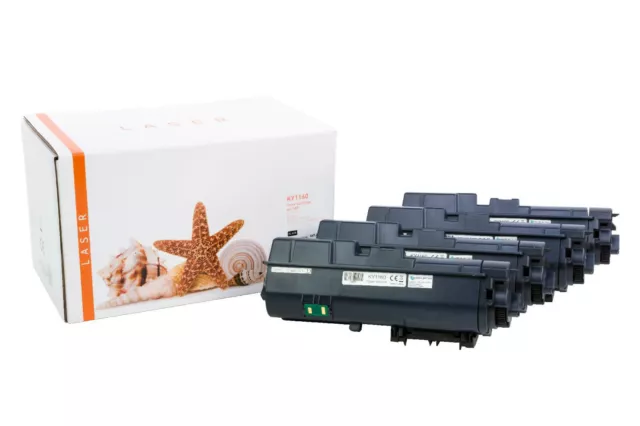 4 Toner XXL Ersatz für Kyocera TK-1160 TK1160 Ecosys P2040DW P2040DN P-2040 DN