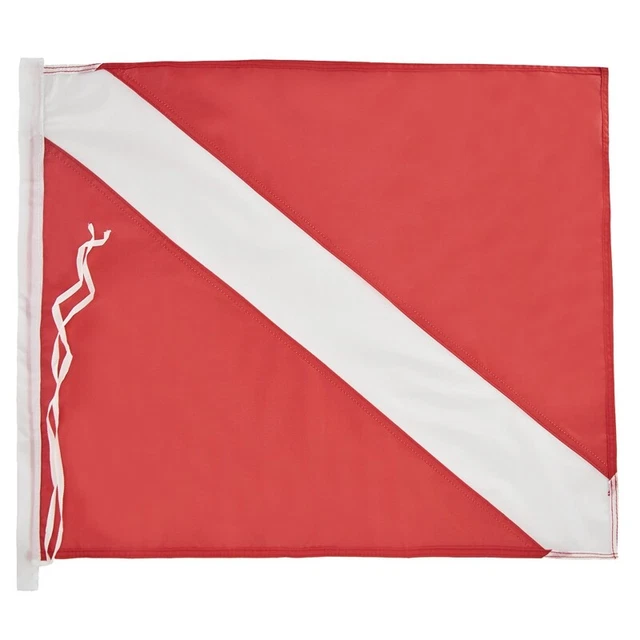 Scuba Diving Inflatable Buoy Flag Spearfishing Float Diving Flag Snorkeling D4N6