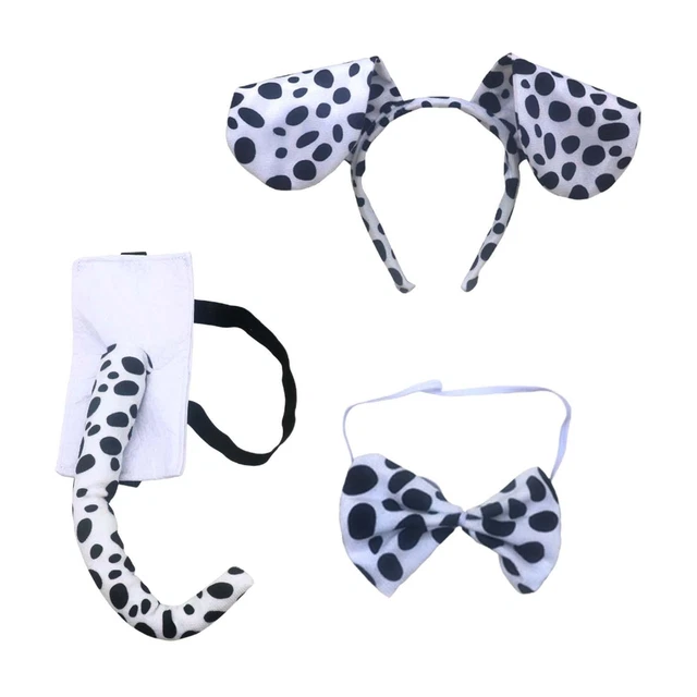 Dalmatian Dog Costume Set Fancy Dress for Party Favors Props Cosplay Costume