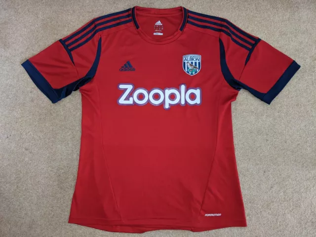 West Bromwich Albion Football Shirt 2012-2013 Away Adult Large Adidas WBA