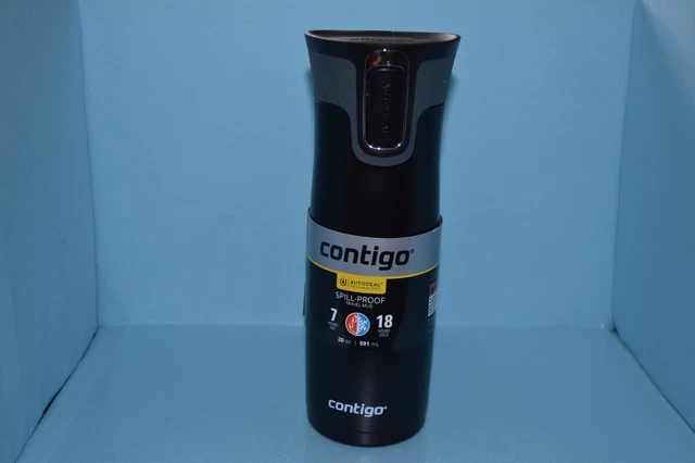 Contigo 2074780 Autoseal West Loop Vacuum Travel Mug - Matte Black