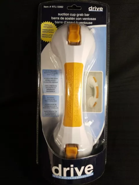 Drive Medical Suction Cup Grab Bar, 12" #RTL13082