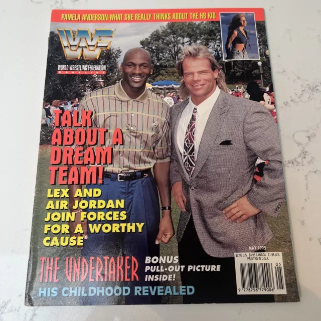 WWF Magazine May 1995 Lex Luger Michael Jordan WWE 95