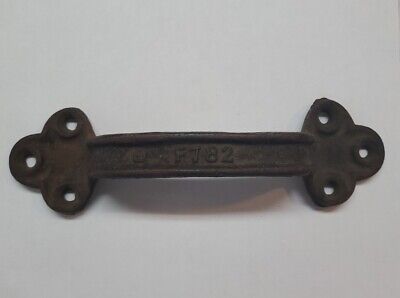 Antique Cast Iron Large Barn/Gate Door Handle Marked F782 9 1/2 in.