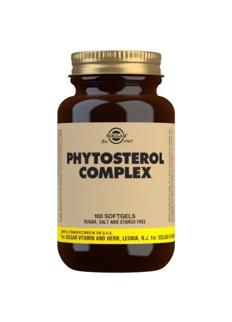 Solgar Phytosterol Complexe 100 Gélule Cholestérol, Plante Stérols, Cœur Santé