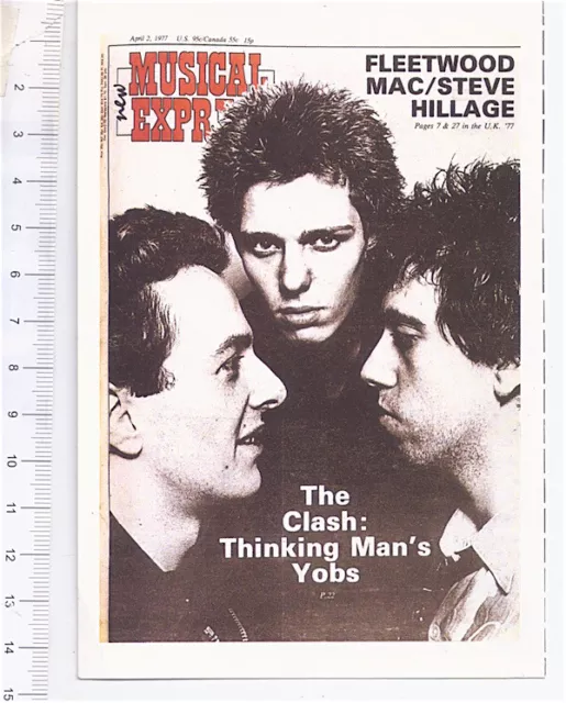 NME 90s Uk collection postcard magazine cartolina The Clash - Joe Strummer -1428