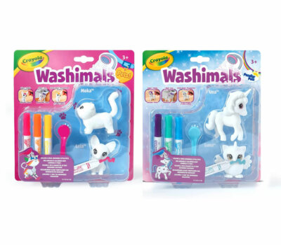 4 pezzi Set da gioco Crayola CRAYOLA Washimals Ocean Pets Lagoon 