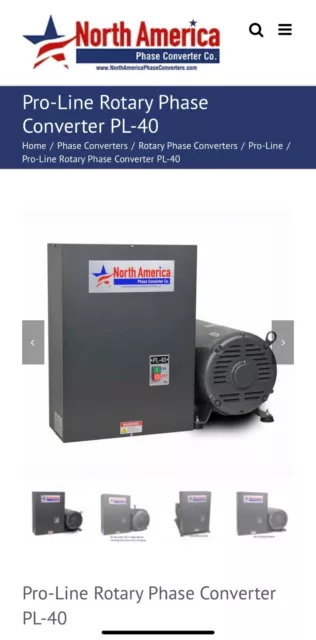 rotary phase converter used
