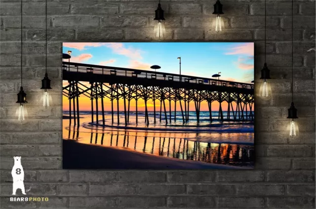 Garden City Beach Pier Sunrise - South Carolina Photography Prints / Wall Art 3