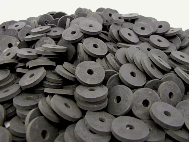 Heavy Duty SBR Rubber Washers 1.0" OD X 1/4" ID X 1/8" Thick 70 Duro