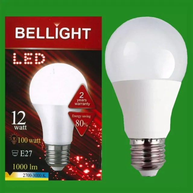 4x 12W LED GLS A60 Es Edison E27 3000K Warm Weiß Lampe Glühbirne 1000Lm 230V