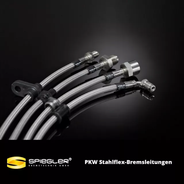 SPIEGLER PKW Stahlflex-Bremsleitung für Mazda, MX5 - 2 NB, 1.6 16V - 110 PS, Bau