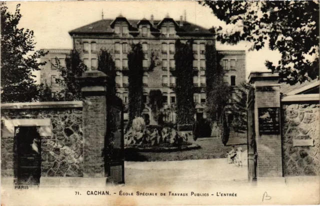 CPA CACHAN - École Spéciale de Travaux Publics - L'Entrée (659658)
