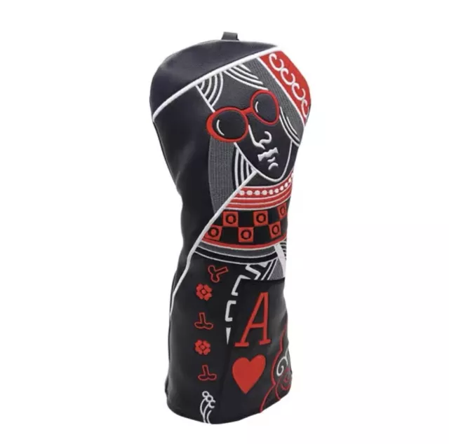 King Queen Jack Golf Club Headcover - Choose Driver Fairway Wood Hybrid Covers