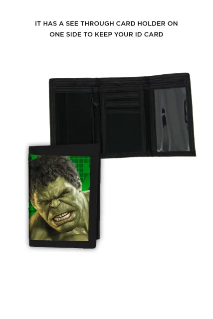 Avengers Marvel Comics Age of Ultron Lenticular 3D Wallet-Hulk 3 fold kidswallet 3