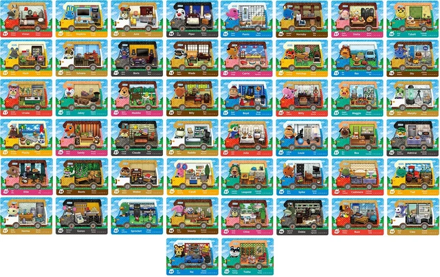 Animal Crossing New Leaf: Welcome Amiibo Cards 01 > 50 Nintendo Wii U Switch