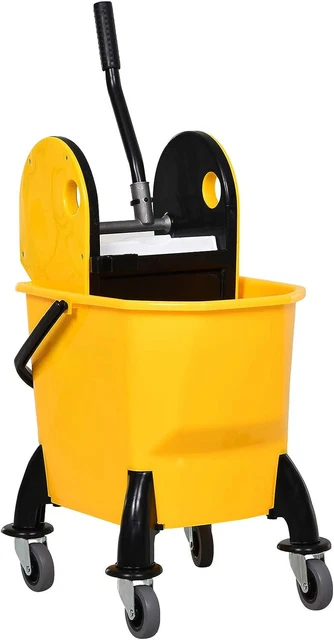 Cleaning Trolley Driving Bucket Cleaning Bucket Mop Trolley with Wringing