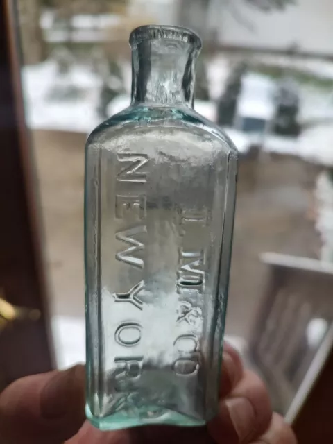 I.M. & Co. New York Pontiled Medicine Bottle Rare