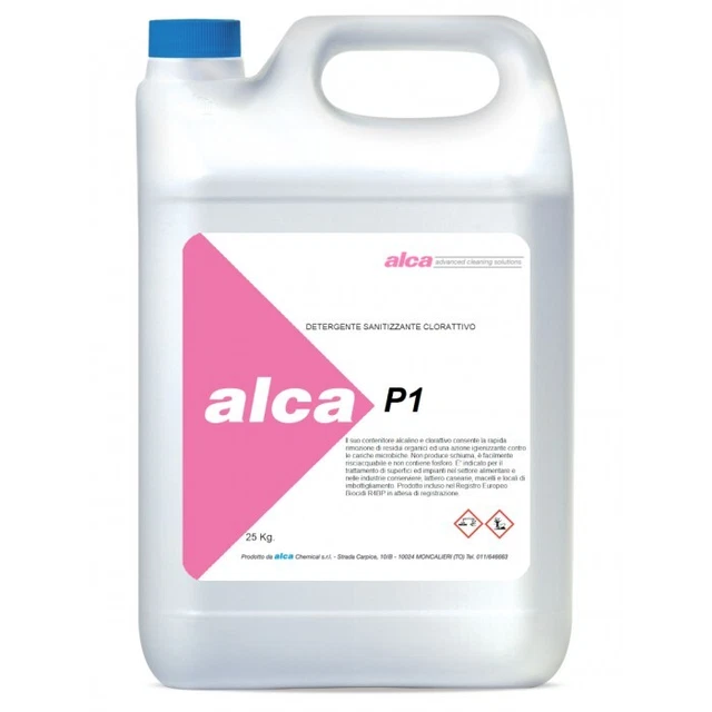 Detergente Sanitizzante Cloro Attivo P1 Sani 5 Lt