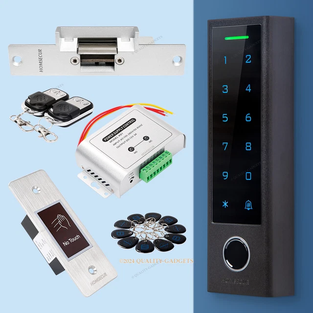 Click Ip66 HOMSECUR IP66 APP WLAN RFID controllo accessi NO Strike serratura EUR ...