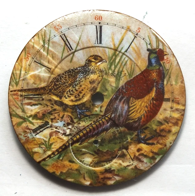 Montre De Poche Ancienne 'Le Coq' 56mm - Argent Massif, Cadran Peint, Révisée - 1850s