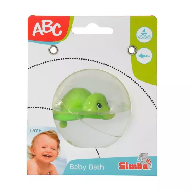 Simba ABC Greif- und Badeball Schildkröte Badespielzeug Greif Baby Spielzeug