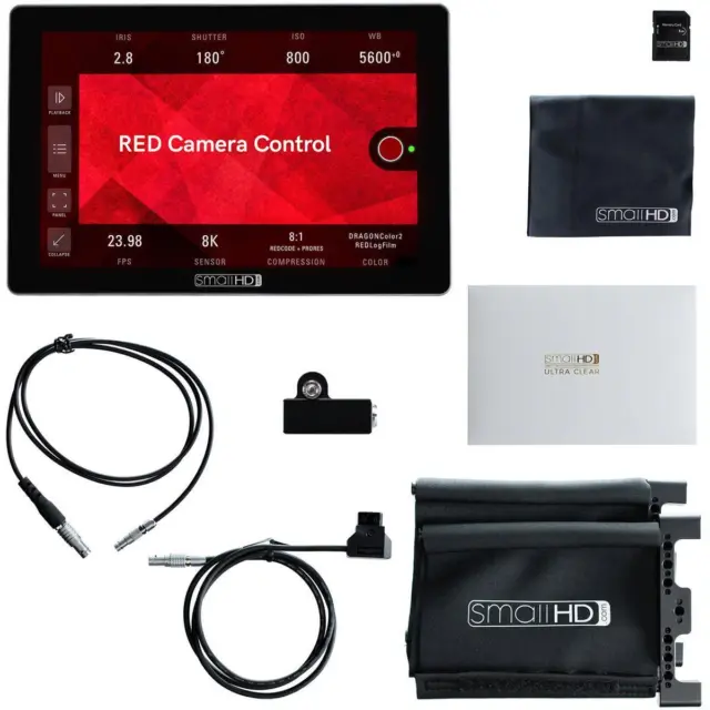 SmallHD Cine 7 Touchscreen On-Camera Monitor with RED Control Kit - SKU#1608945
