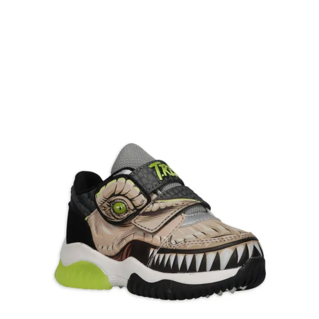 Jurassic World Toddler Boys License Light Up Athletic Sneaker, Size 8