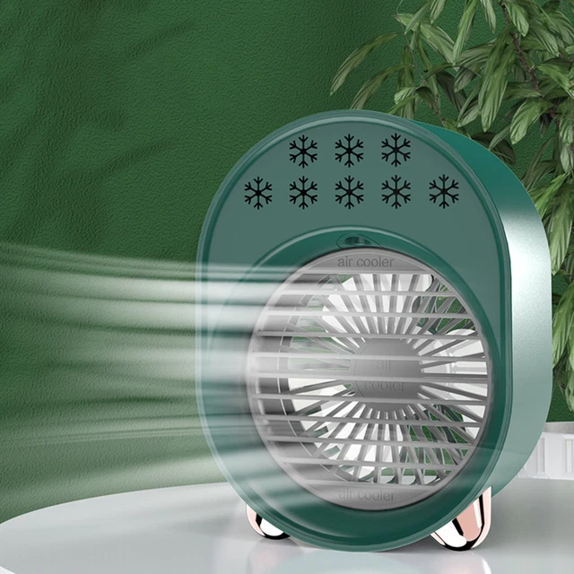 Table Fan Quiet Operation Multi-purpose Desktop Misting Cooling Fan Lightweight