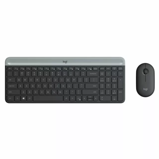 Logitech Wireless Slim Combo MK470 Teclado+Ratón Español Usado