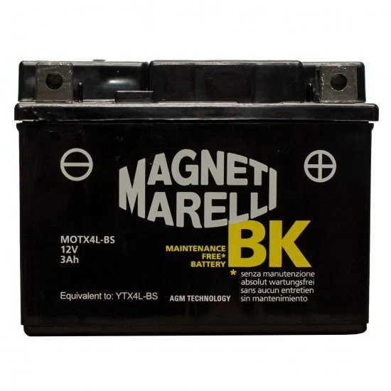 Batteria Moto Magneti Marelli Batteria Magneti Marelli YTX9-BS 12V 8Ah - Compatibile Con Yamaha 125-250 YPR X Max 2009-2011 Yuasa Ytx7l-Bs - Foto 3