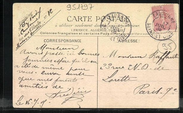 CPA Ermont-Eaubonne, Mercerie dans rue de la Gare 2