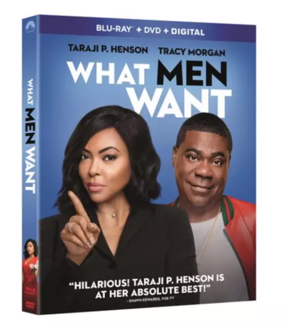 What Men Want (Blu-ray, DVD, Digital) Brand New