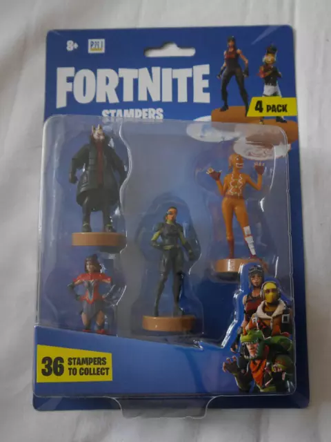 Fortnite Stampers -  Series 1   - 4er Pack Figuren - Neu OVP