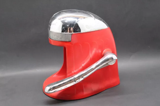 Vintage Rival Juice-O-Mat Juicer Art Deco Style Red/Chrome