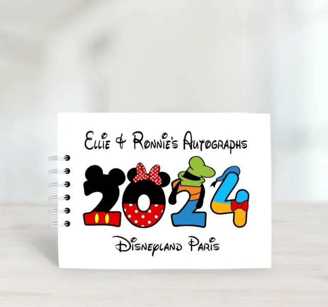 DISNEY AUTOGRAPH BOOK Pen Set Disneyland Stitch Princess Mickey Minnie  Mouse NEW £13.99 - PicClick UK