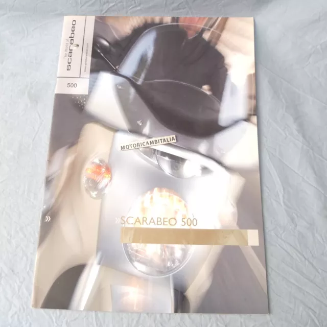 Per Aprilia Scarabeo 500 Maxi Scooter Catalogo Brochure Depliant Catologue Per Aprilia Scarabeo 500 Maxi Scooter Catalogo Brochure Depliant Catologue