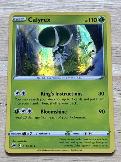  Pokemon - Radiant Eternatus 105/159 - Crown Zenith - Ultra Rare  Card : Toys & Games