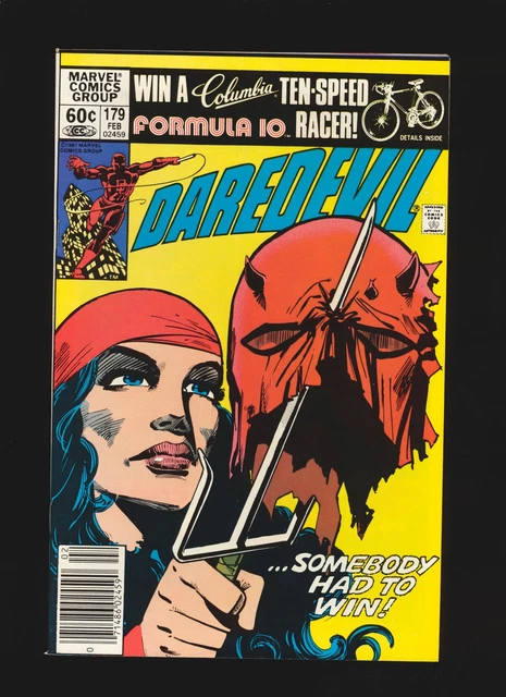 Daredevil # 179 Newsstand - Frank Miller story, cover & art NM- Cond.