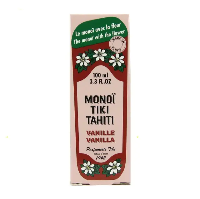 Monoi Tiki Tahiti Vanille Vanilla Körperöl 100 ml Glasflasche